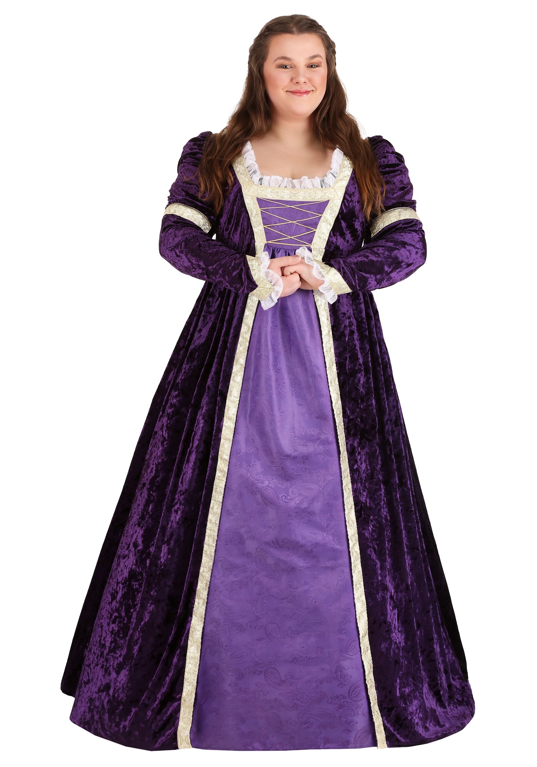 Image of Women's Plus Size Regal Maiden Costume ID FUN1082PL-1X