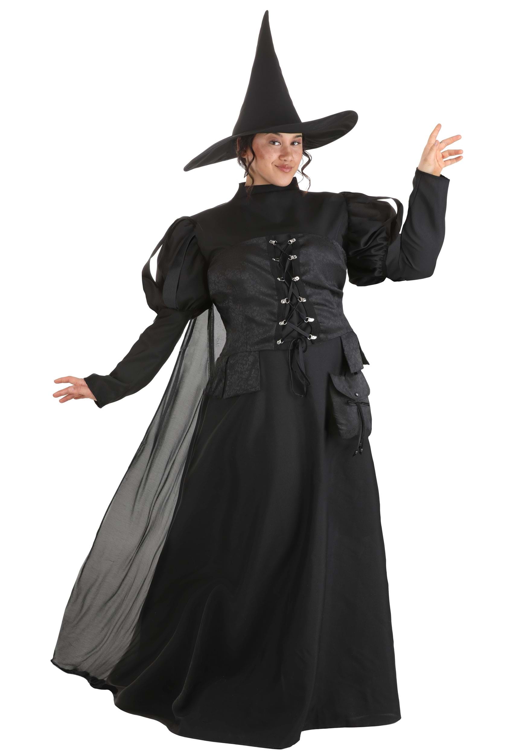 Image of Women's Premium Plus Size Wayward Witch Costume ID FUN3822PL-1X