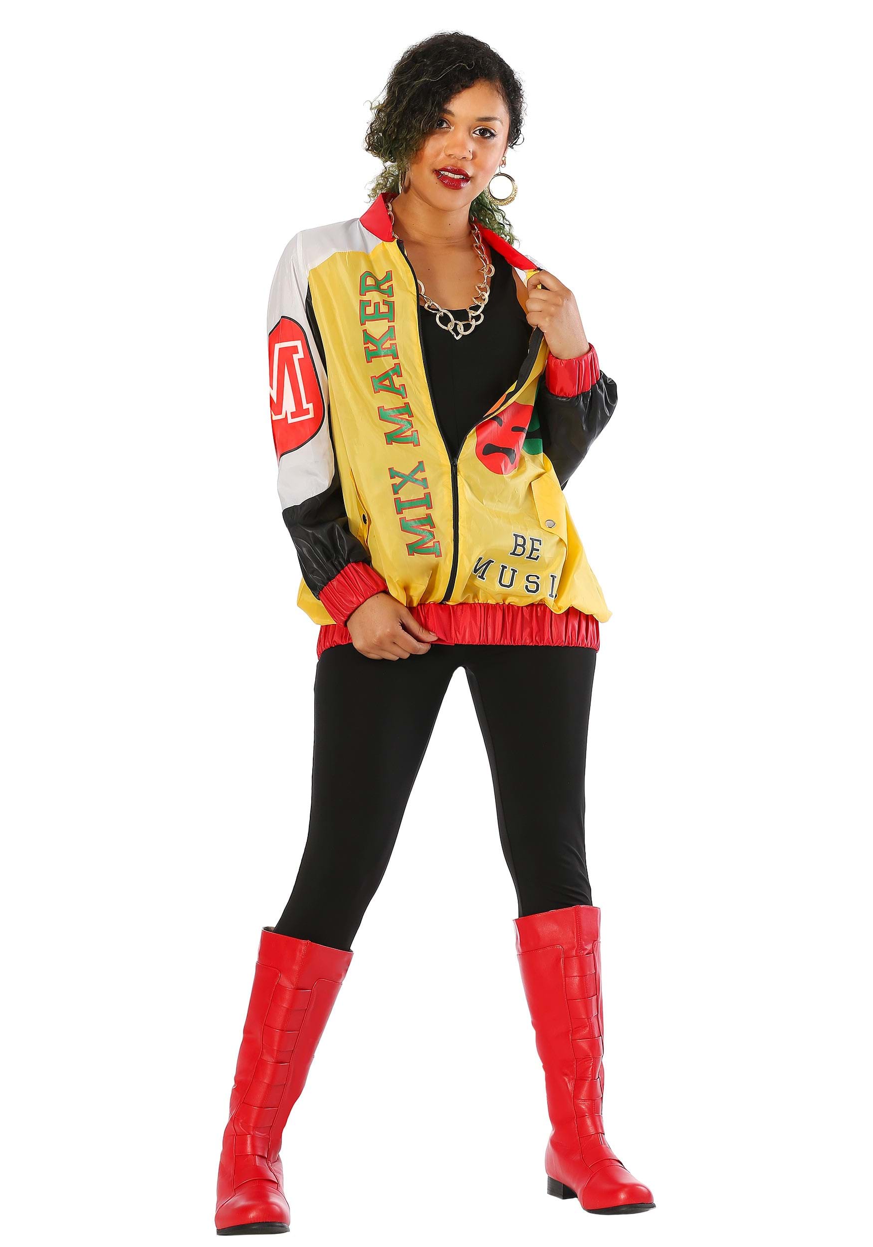 Image of Women's Push It Pop Star Costume | 80s Hip Hop Costume ID FUN6258AD-XS