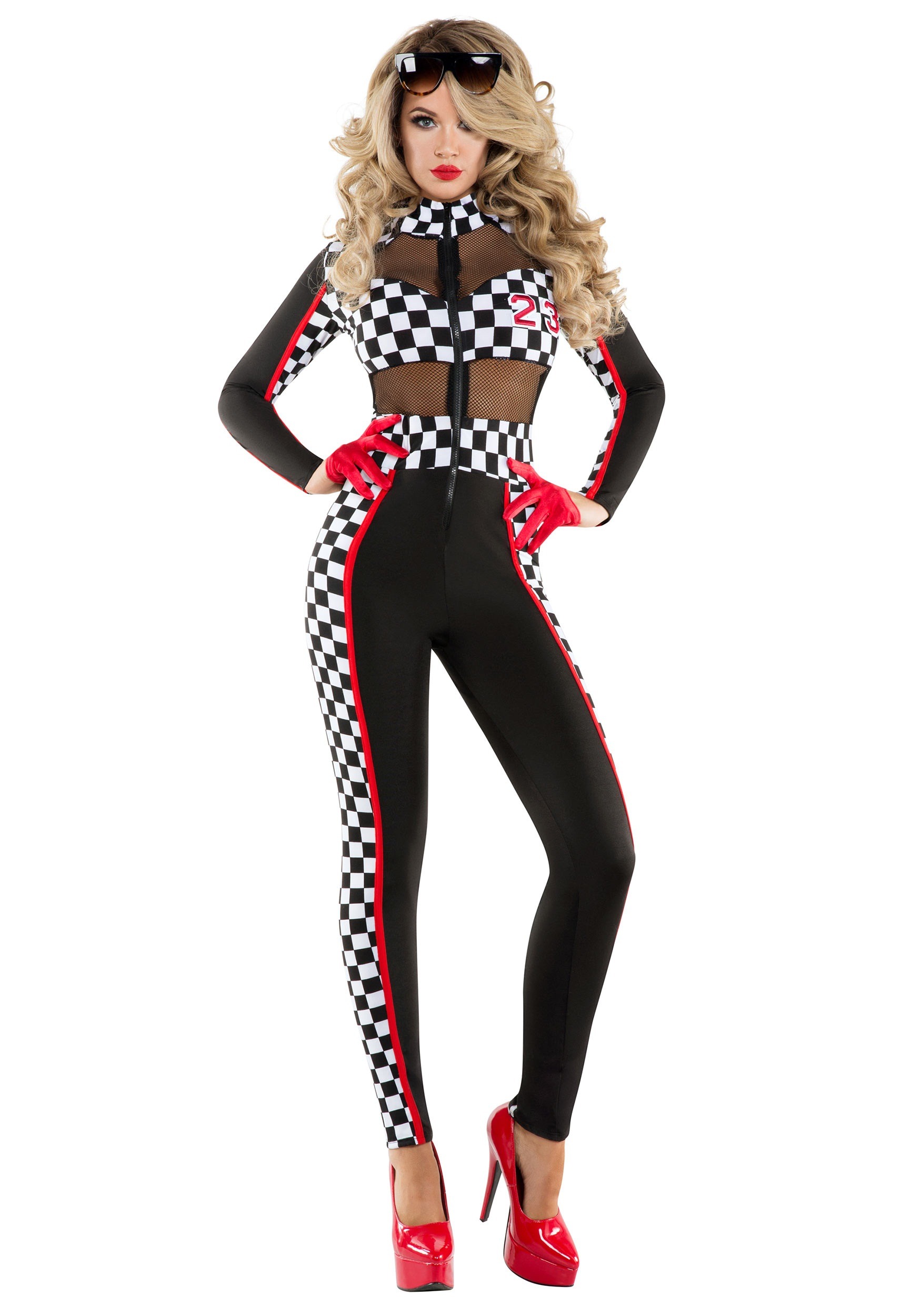 Image of Women's Racy Racer Costume ID SLS6097-L
