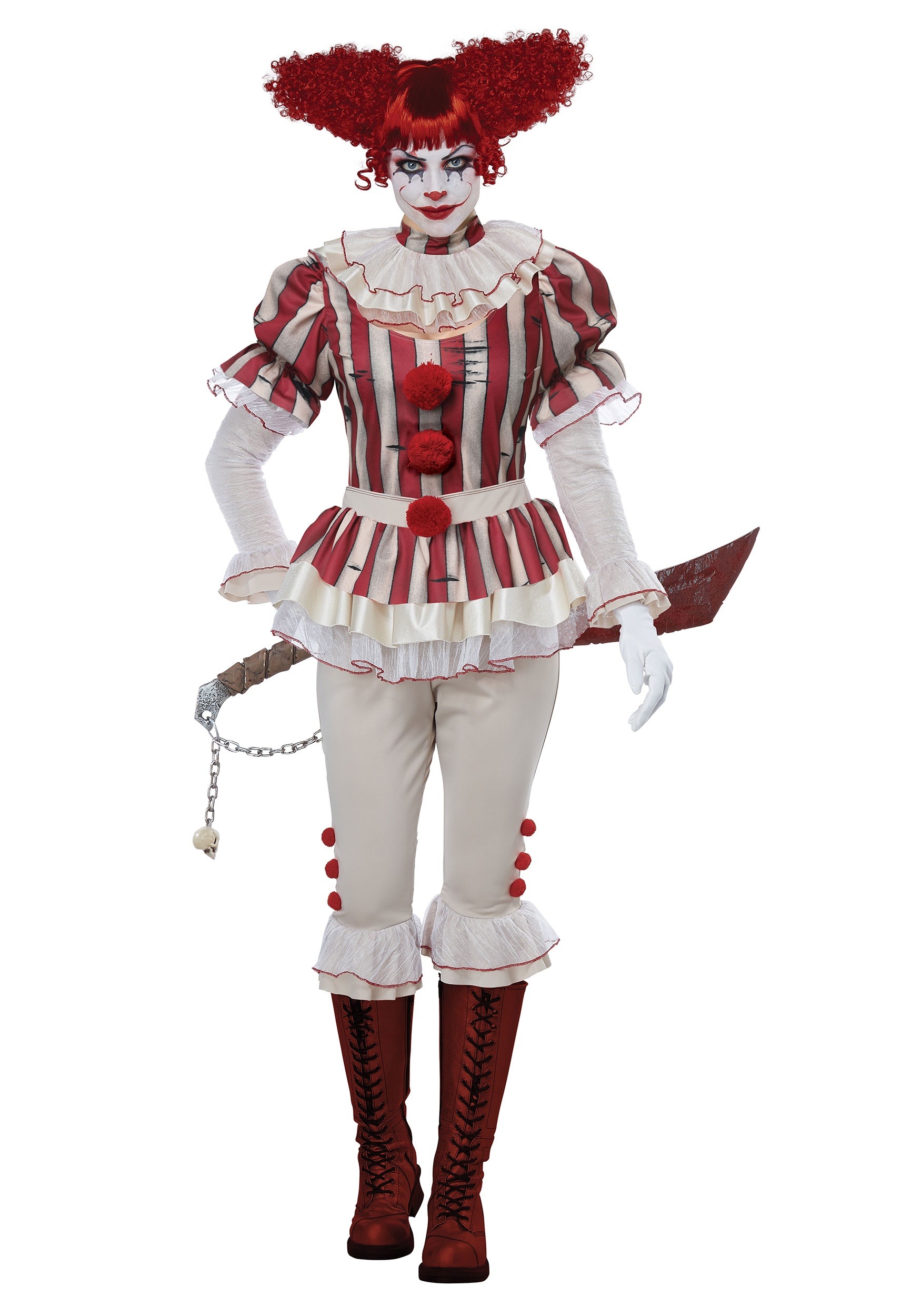 Image of Women's Sadistic Clown Costume ID CA00735-L