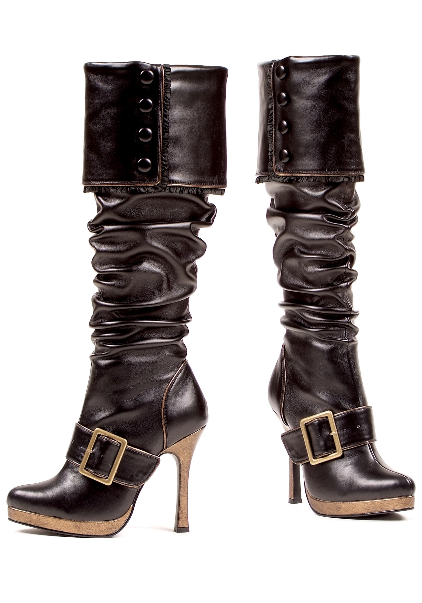 Image of Women's Sexy Buckle Pirate Boots ID EE426GRACE-8