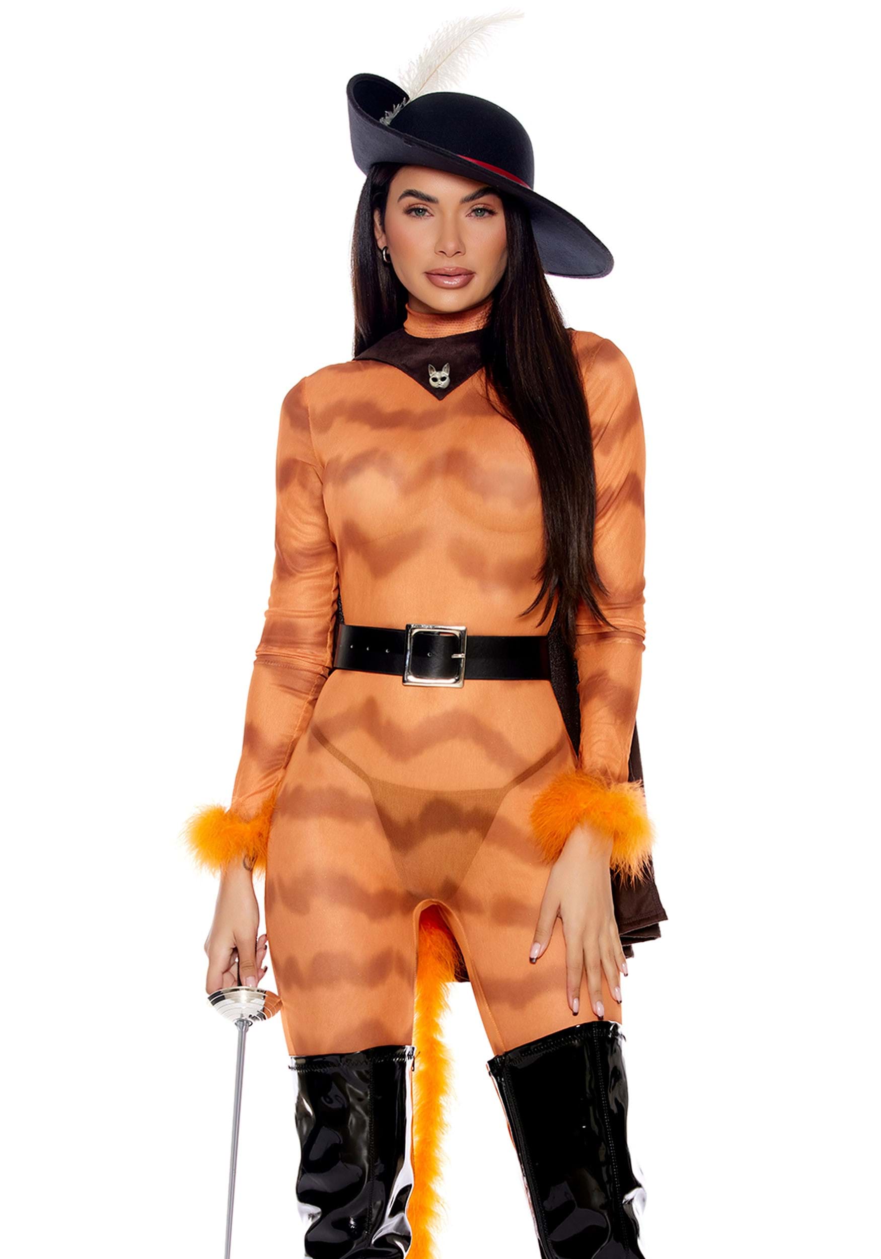 Image of Women's Sexy Ninth Life Cat Costume | Movie Costumes ID FP553133-L/XL