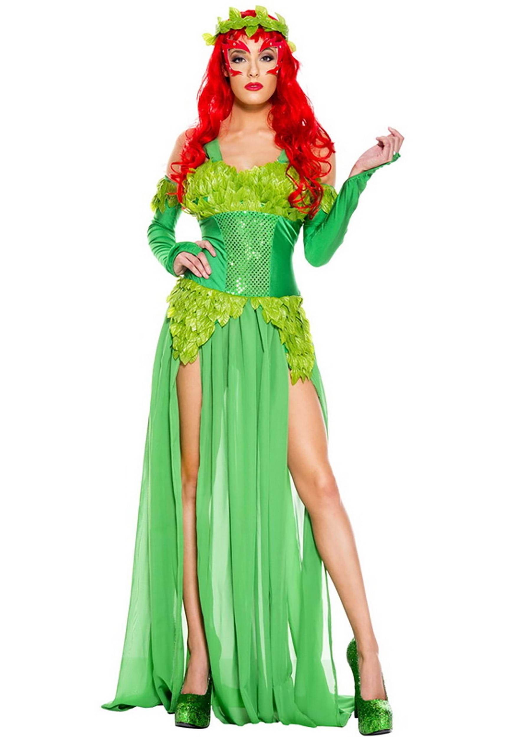 Image of Women's Sexy Poisonous Villain Costume Dress | Sexy Villain Costumes ID MS70768-S/M