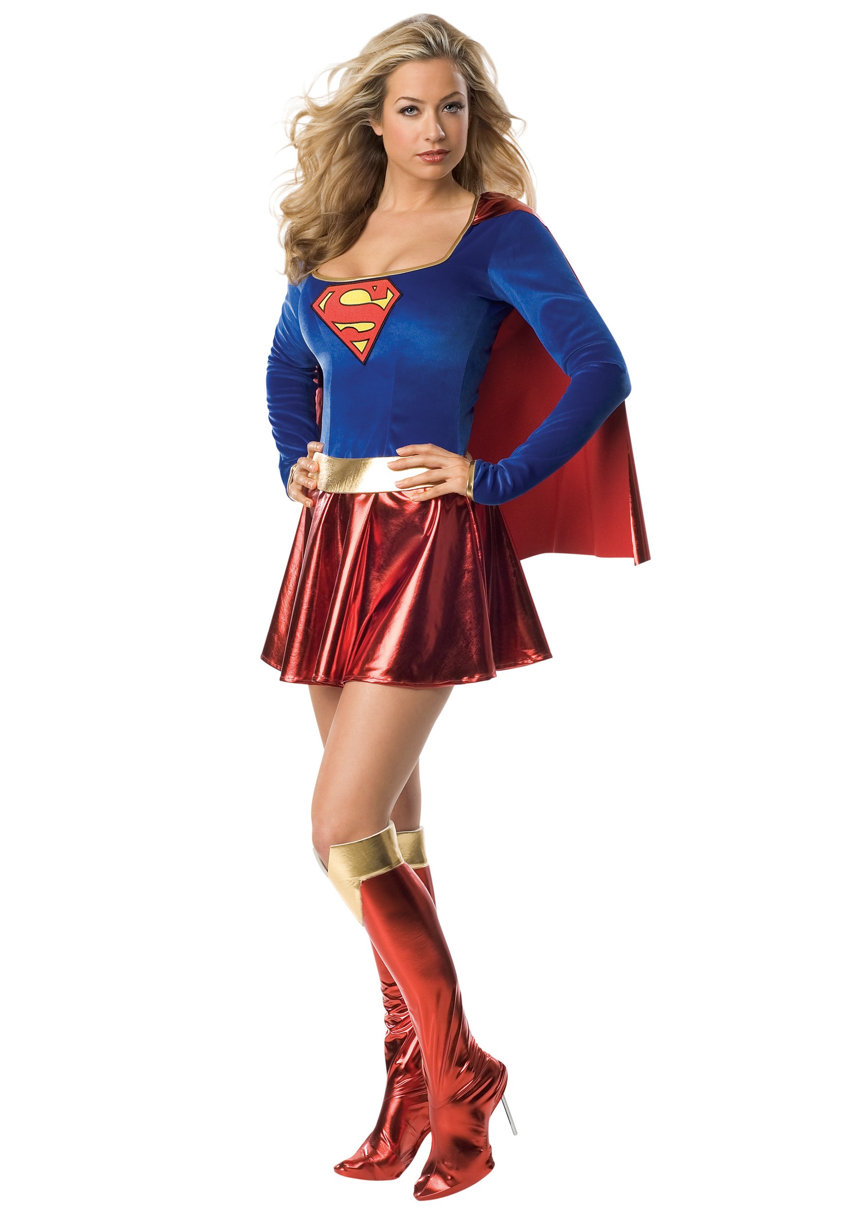 Image of Women's Sexy Supergirl Costume ID RU888239-L