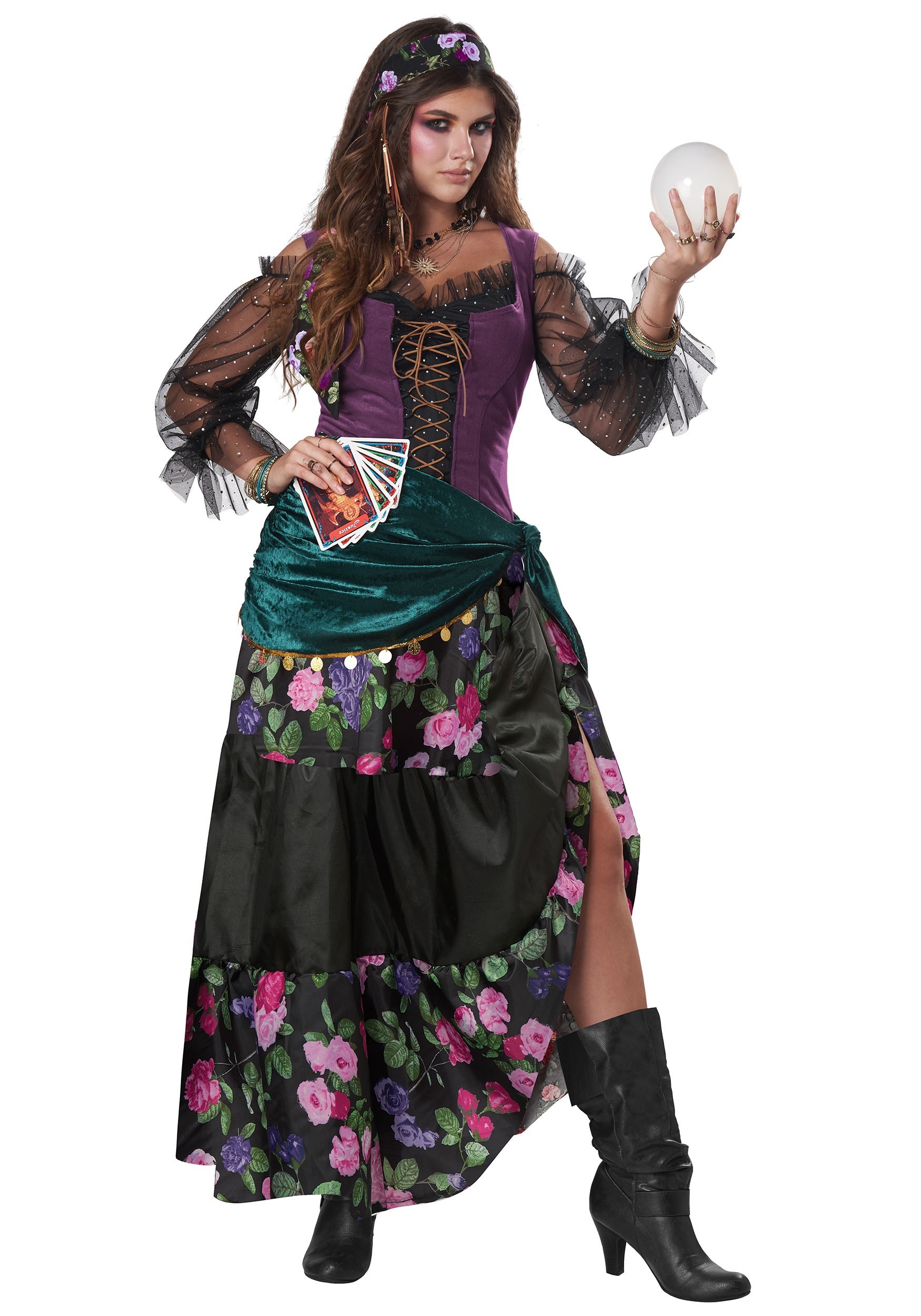 Image of Women's Teller of Fortunes Costume Dress ID CA01108-XL