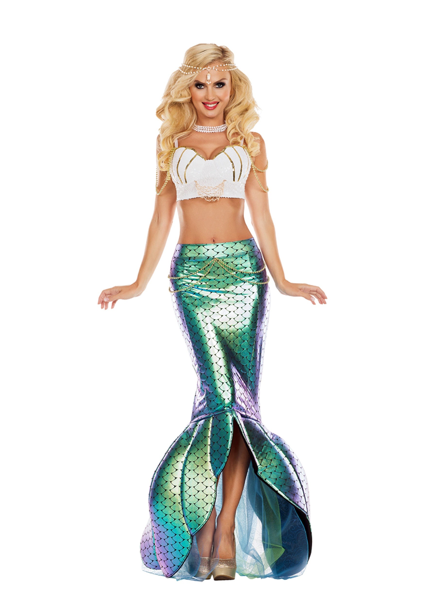Image of Women's Under the Sea Mermaid Costume | Mermaid Adult Costume ID PK845-L