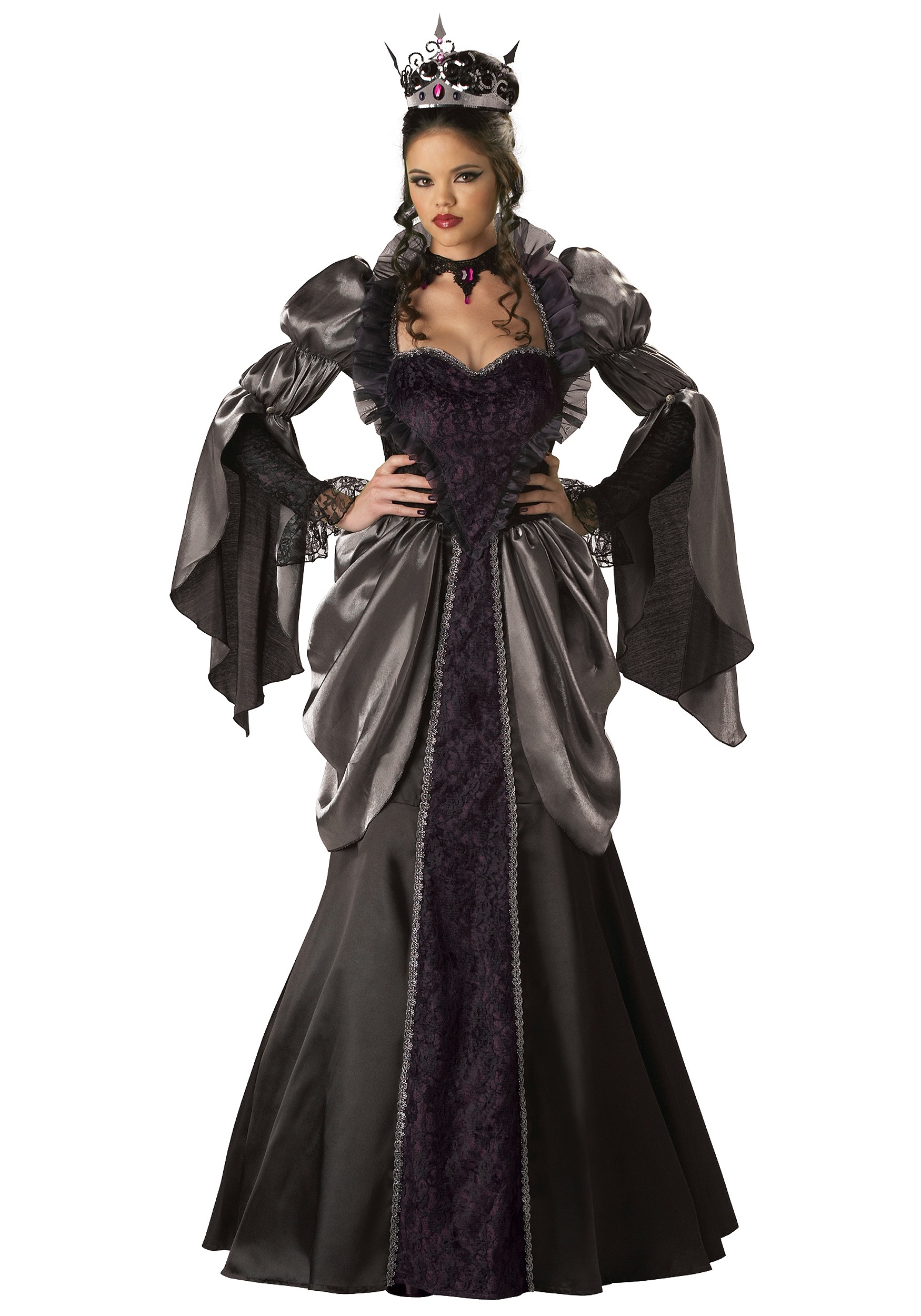 Image of Womens Wicked Queen Costume ID IN1056-XL