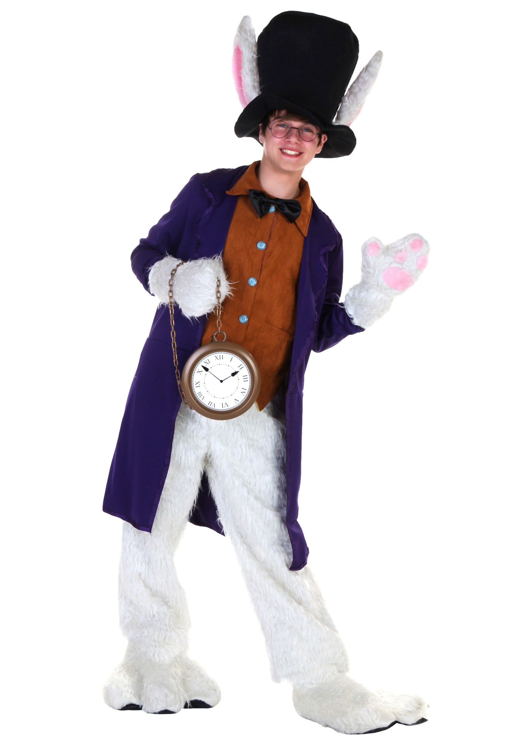 Image of Wonderland White Rabbit Teen Costume ID FUN0043TN-TN
