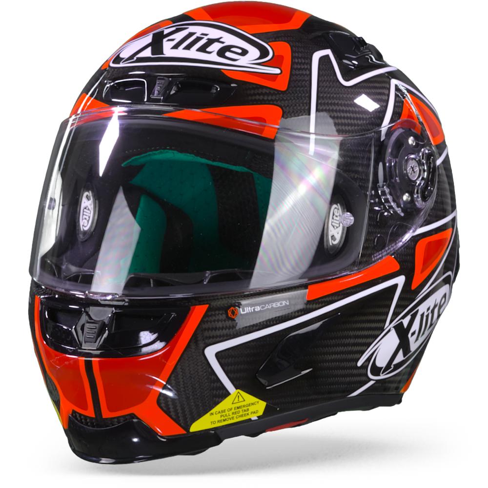 Image of X-Lite X-803 Ultra Carbon Petrucci 073 Full Face Helmet Size 2XL ID 8030635848830
