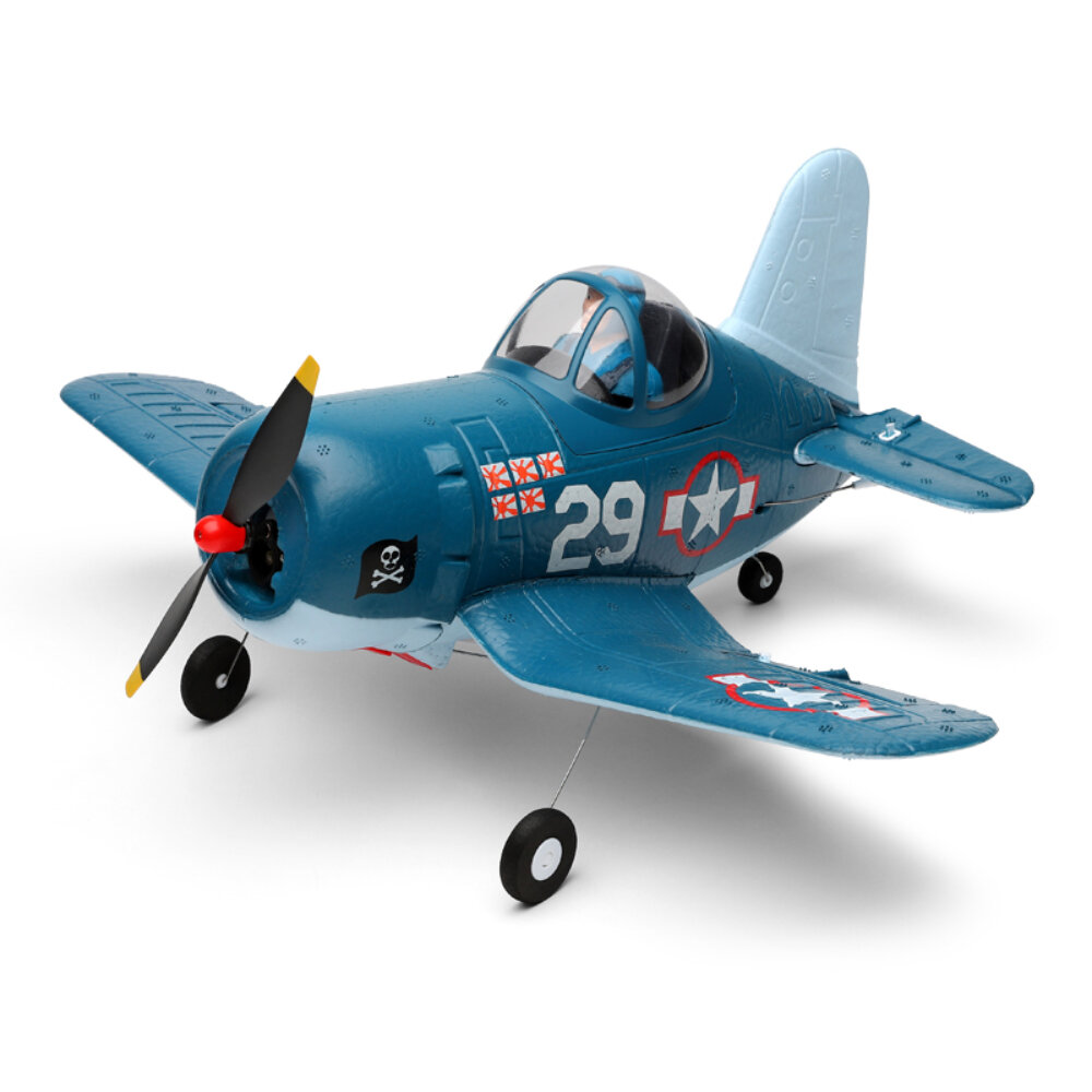 Image of XK A500 Cartoon F4U 350mm Wingspan 24GHz 4CH 6-Axis Gyro 3D/6G Switchable EPP RC Airplane Beginner RTF Compatible Futab