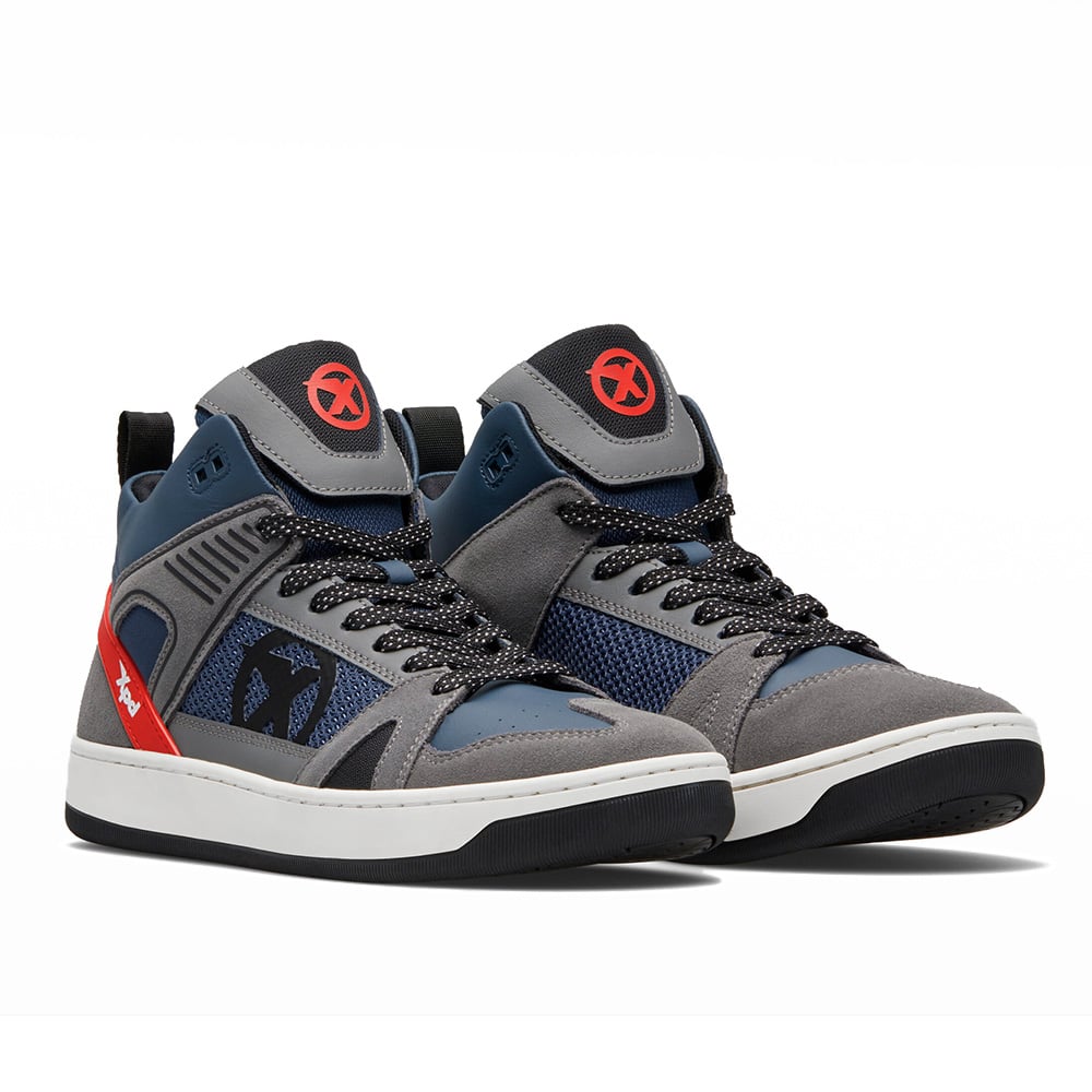 Image of XPD Moto-1 Bleu Gris Noir Chaussures Taille 46