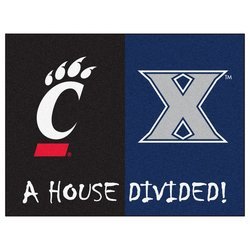 Image of Xavier / Cincinnati House Divided All-Star Mat