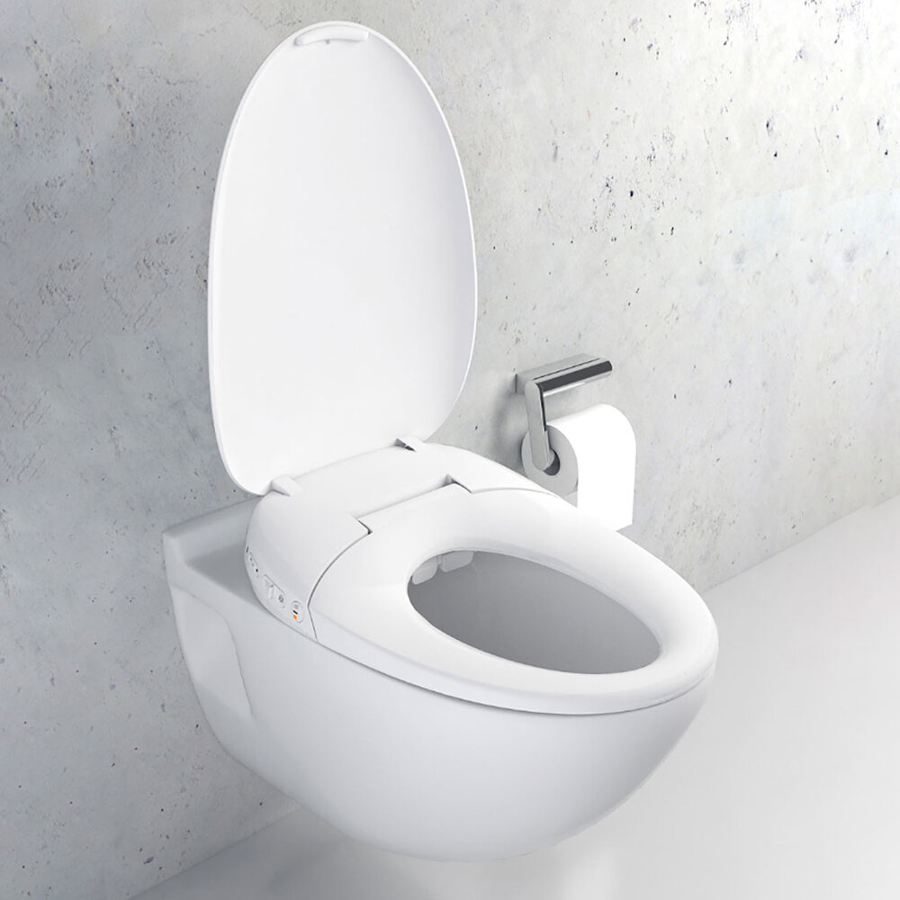 Image of Xiaomi Whale Spout Washing Intelligent Temperature APP Smart Toilet Cover Seatwith LED Night Light