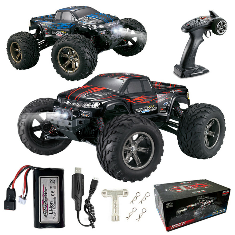 Image of Xinlehong Toys X9115 RTR Upgraded 1/12 24G 2WD 42km/h RC Car LED Light Vehicles Big Foot Models Toys