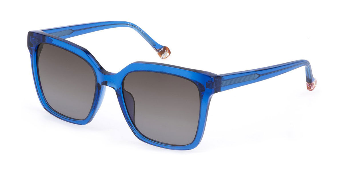 Image of Yalea SYA055 0AGQ 54 Lunettes De Soleil Femme Bleues FR