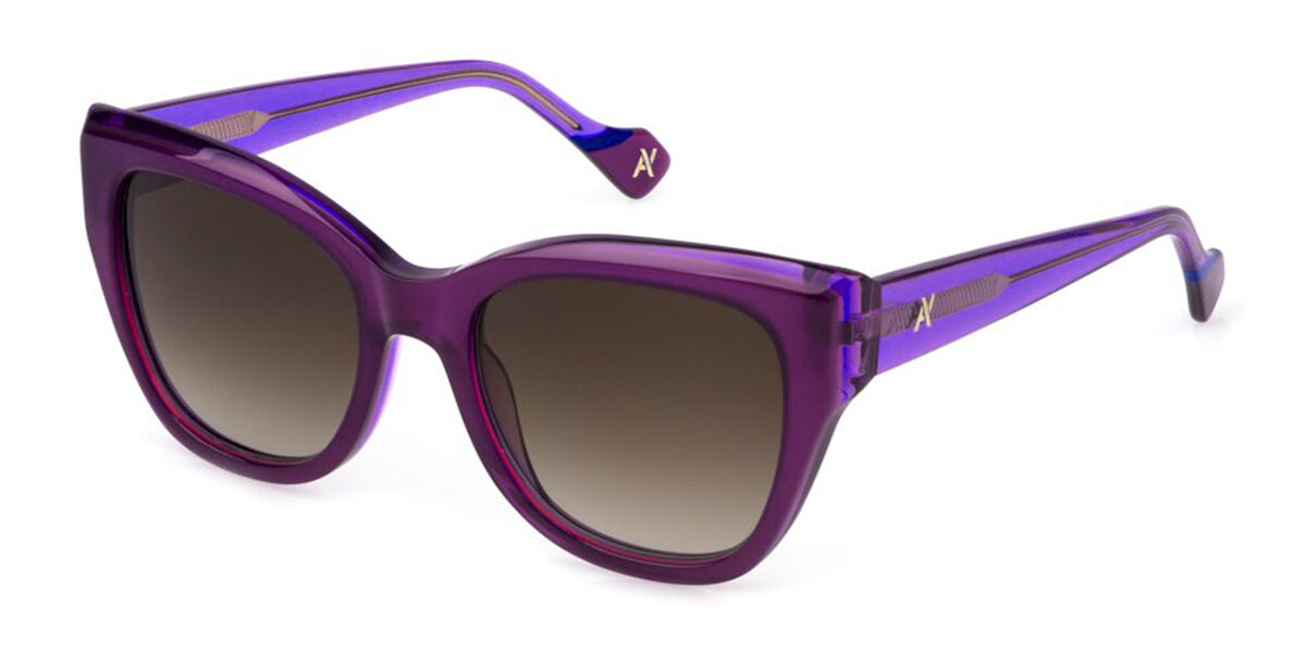 Image of Yalea SYA153 CAROLINA 09HN 53 Lunettes De Soleil Femme Purple FR