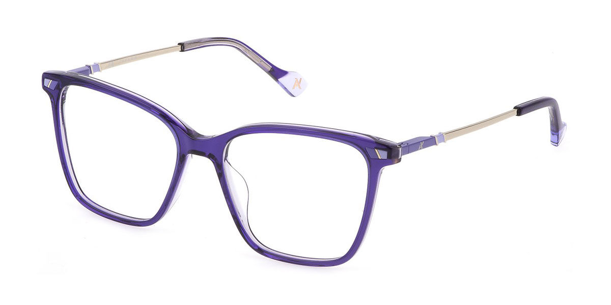 Image of Yalea VYA067 0GBC Óculos de Grau Purple Feminino BRLPT