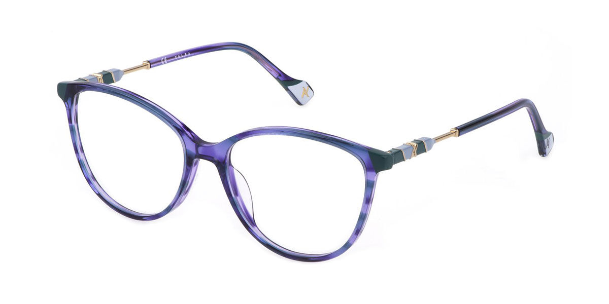 Image of Yalea VYA071 09N5 Óculos de Grau Purple Feminino PRT
