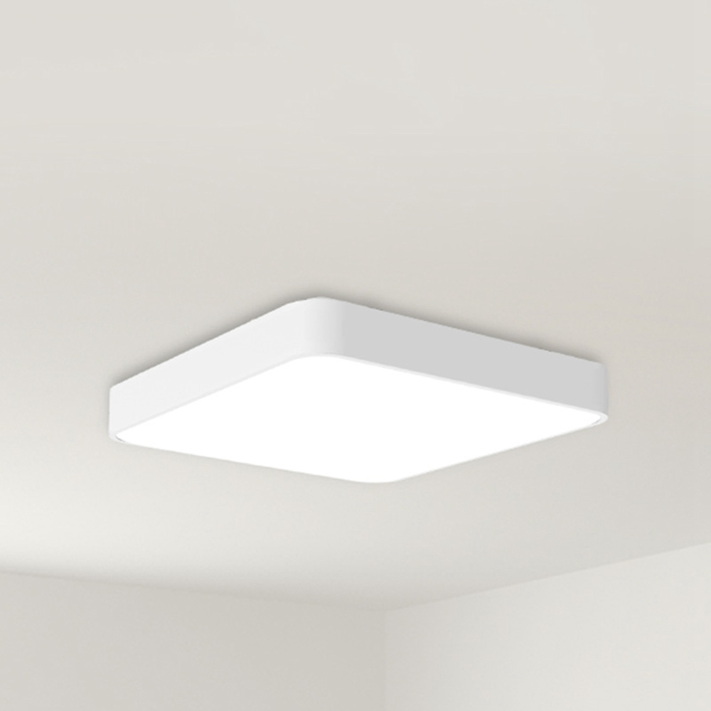 Image of Yeelight YLXD10YL Smart Square LED Ceiling Light Bluetooth APP Wireless Remote Control IP50 Dustproof - White