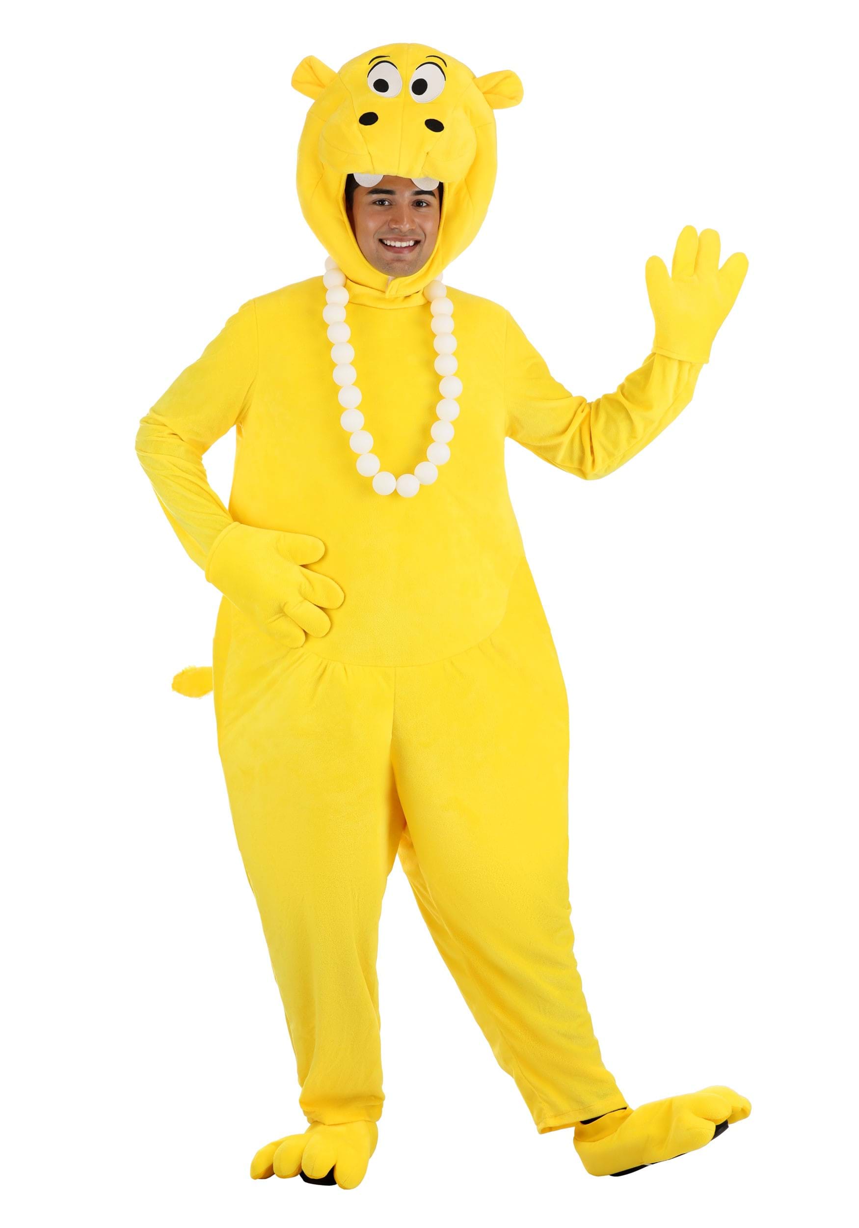 Image of Yellow Adult Hungry Hungry Hippos Costume ID FUN1698AD-XL