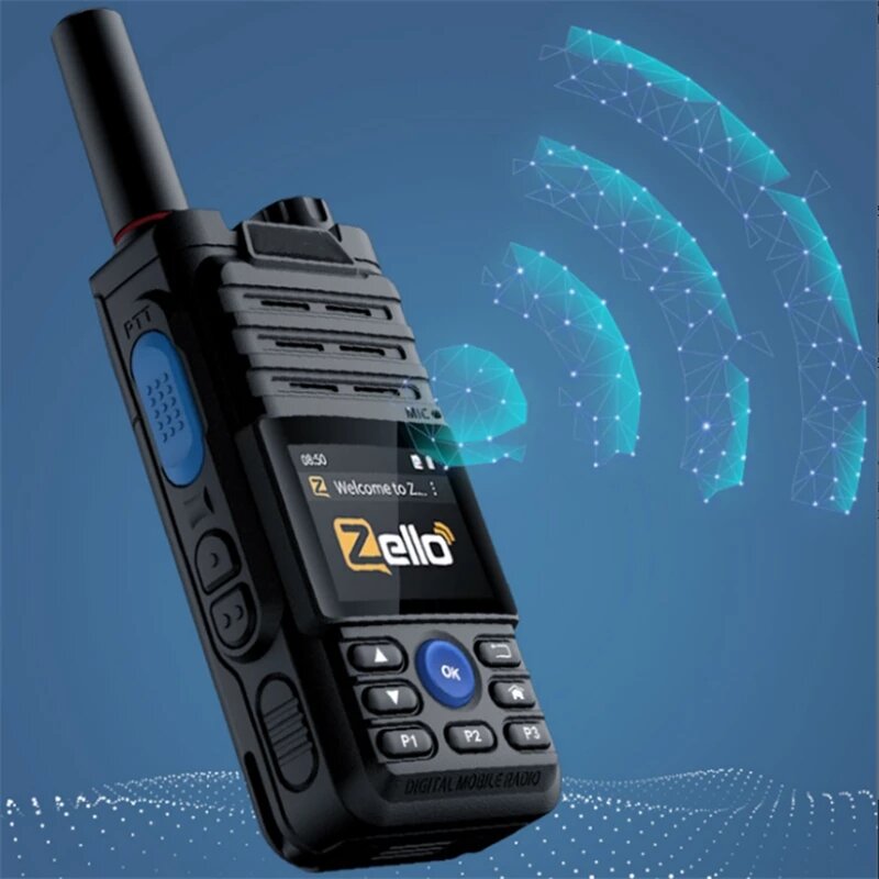 Image of Yinitone B5 7 Mode Zello 4G Walkie Talkie 100km Long Range Mobile Radio Bluetooth Transceiver Phone Network Walkie Talki