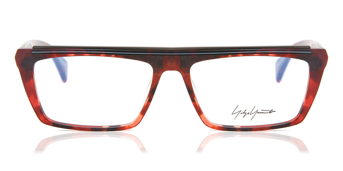Image of Yohji Yamamoto 1045 258 Óculos de Grau Vermelhos Masculino BRLPT