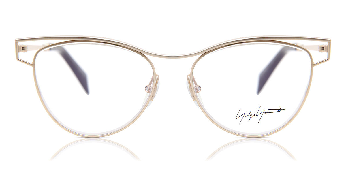 Image of Yohji Yamamoto 3016 401 Óculos de Grau Dourados Masculino BRLPT