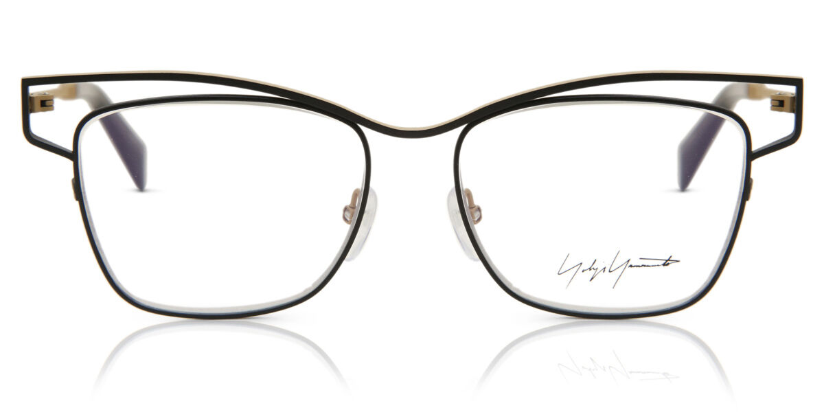 Image of Yohji Yamamoto 3019 002 Óculos de Grau Pretos Masculino BRLPT