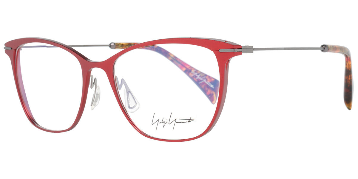Image of Yohji Yamamoto 3030 264 Óculos de Grau Vermelhos Masculino BRLPT