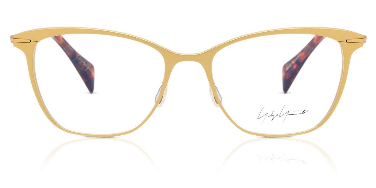 Image of Yohji Yamamoto 3030 464 Óculos de Grau Dourados Masculino BRLPT