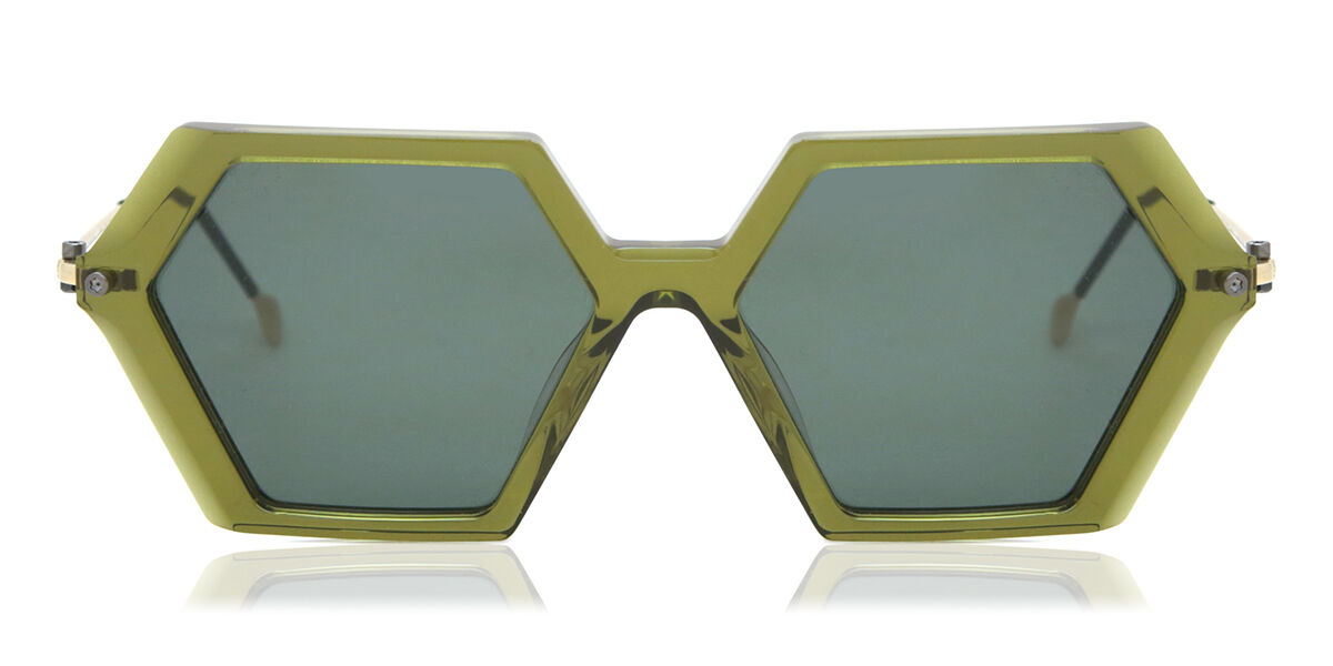 Image of Yohji Yamamoto 7039 400 Óculos de Sol Pretos Masculino BRLPT