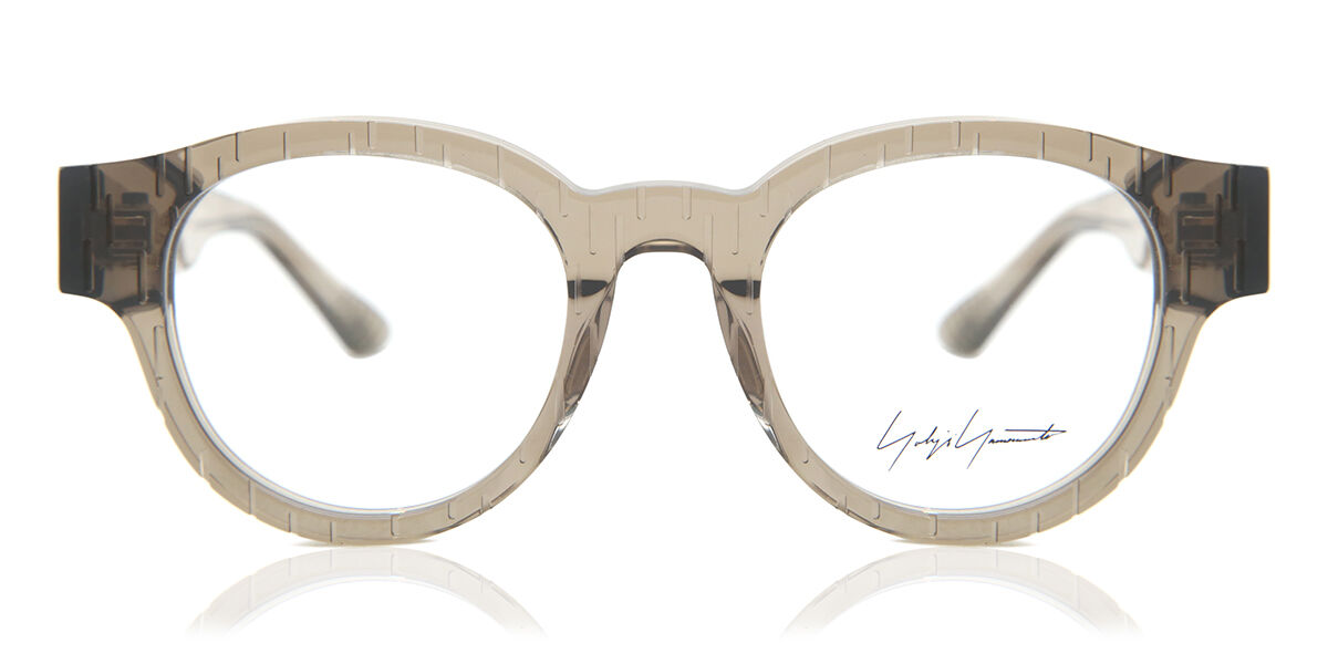 Image of Yohji Yamamoto L015 A004 50 Brązowe Męskie Okulary Korekcyjne PL
