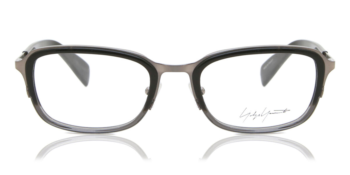 Image of Yohji Yamamoto YY1022 909 Óculos de Grau Pretos Masculino BRLPT