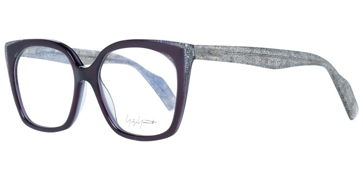 Image of Yohji Yamamoto YY1037 774 Óculos de Grau Purple Feminino BRLPT