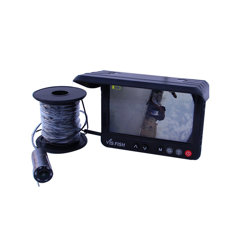 Image of ZANLURE AHD Fishing Finder 5inch Screen 220° Night Vision Infrared Underwater Camera 30m Line Ice Sea River Lake Fishing