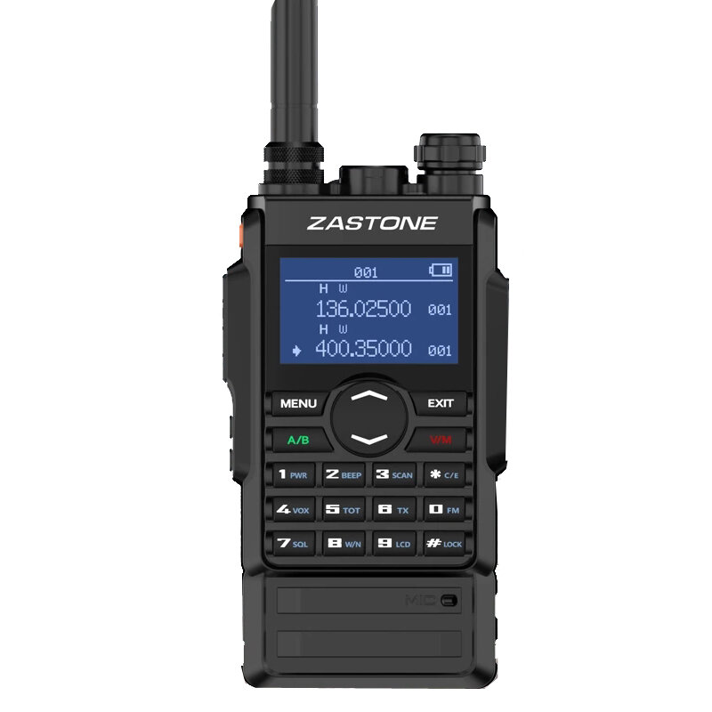 Image of ZASTONE M7 250 Channels 8W Walkie Talkie VHF UHF Portable Radio EU Plug