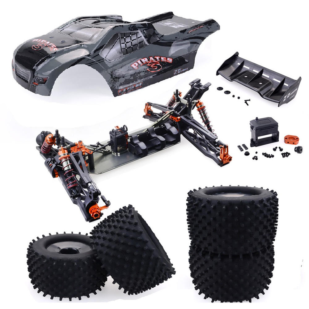Image of ZD Racing 9021 V3 1/8 4WD 80km/h Brushless RC Car Frame Kit without Electronic Parts