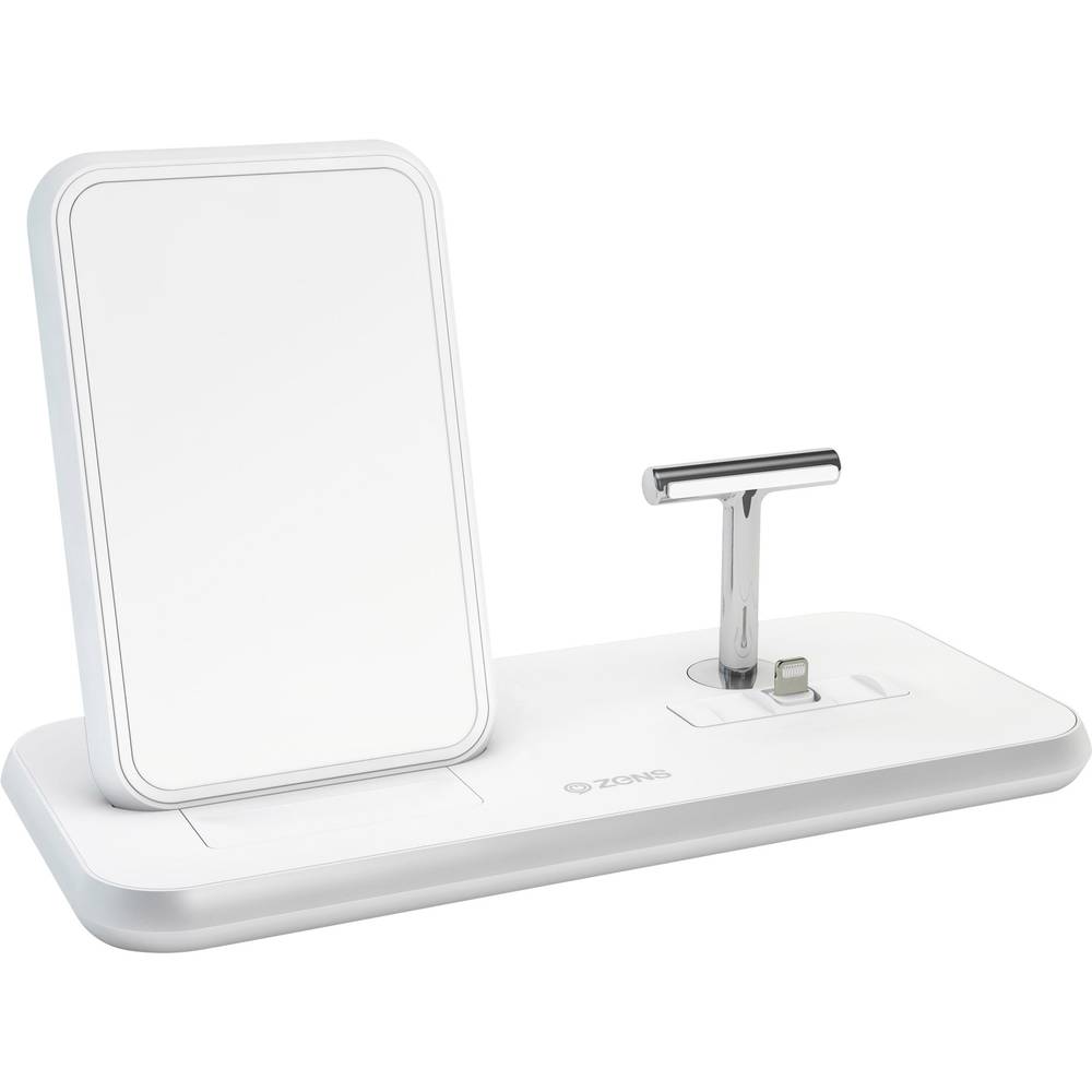 Image of ZENS Wireless charger 2000 mA Aluminium Series Stand Wireless Charger + Dock ZEDC06W Outputs Inductive charging