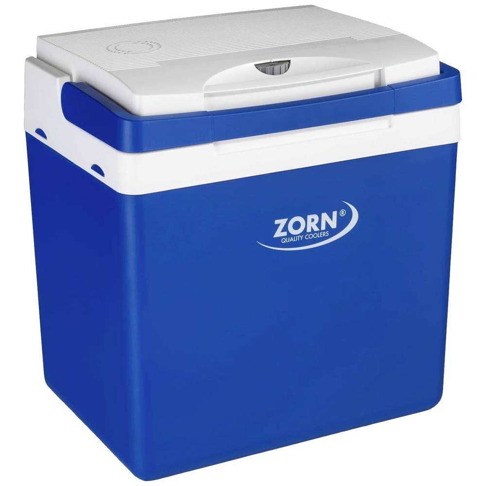 Image of ZORN Z26 12/ 230V Cool box EEC: E (A - G) Thermoelectric 12 V 230 V Blue-white 25 l Cools up to 18Â°C below ambient
