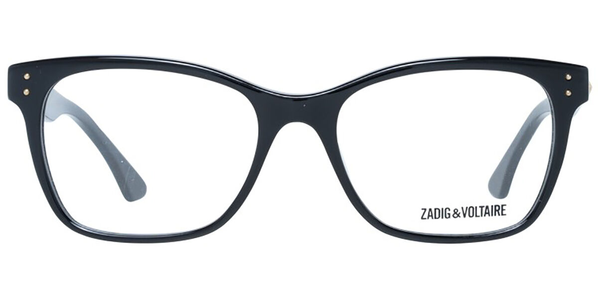 Image of Zadig & Voltaire VZV091V 0700 Óculos de Grau Pretos Masculino BRLPT