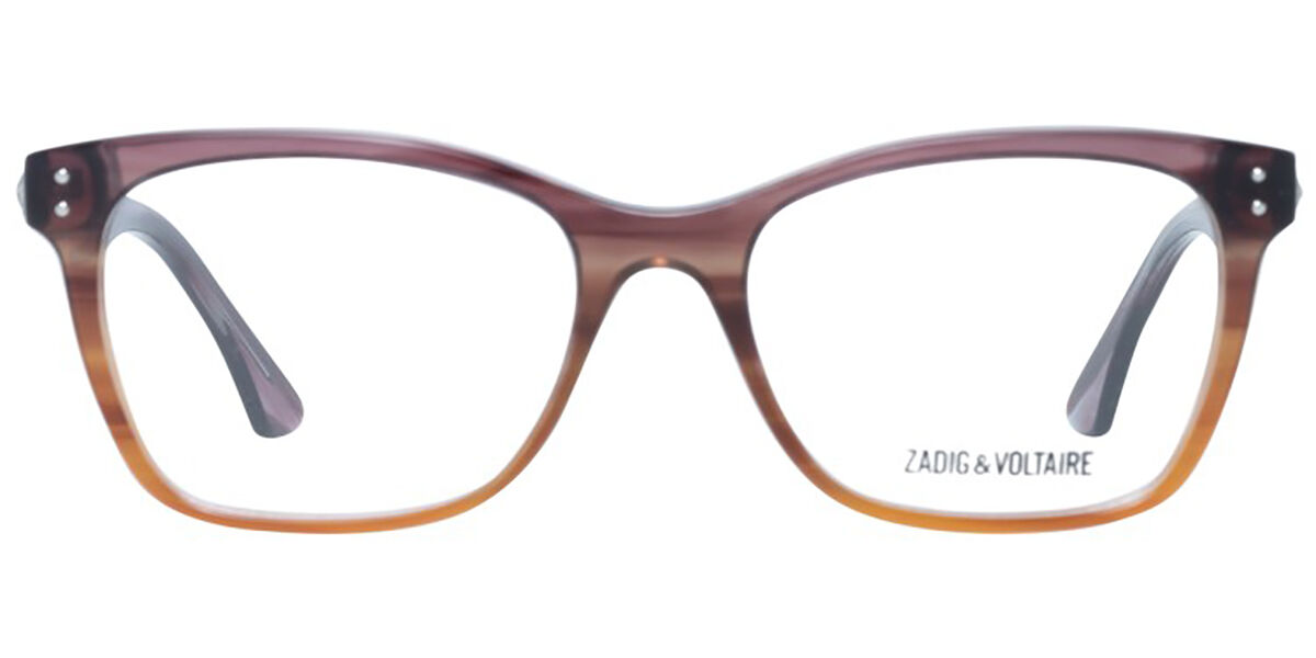 Image of Zadig & Voltaire VZV091V 0ACL Óculos de Grau Marrons Masculino BRLPT