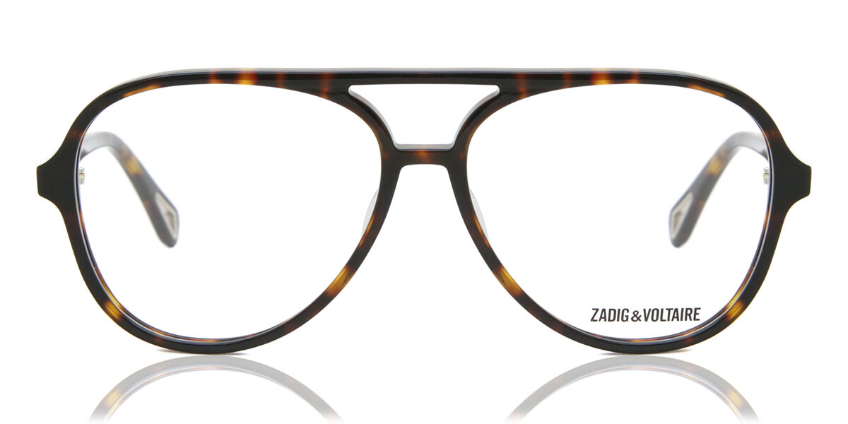 Image of Zadig & Voltaire VZV236 0743 56 Tortoiseshell Damskie Okulary Korekcyjne PL