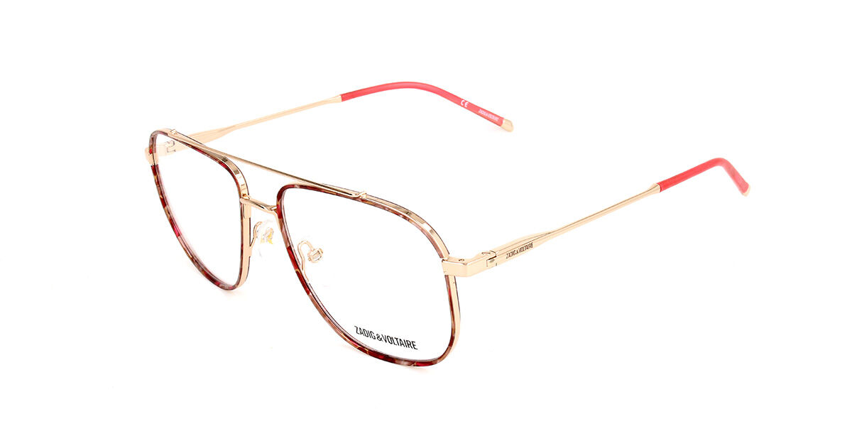 Image of Zadig & Voltaire VZV245 0320 54 Zlote Meskie Okulary Korekcyjne PL