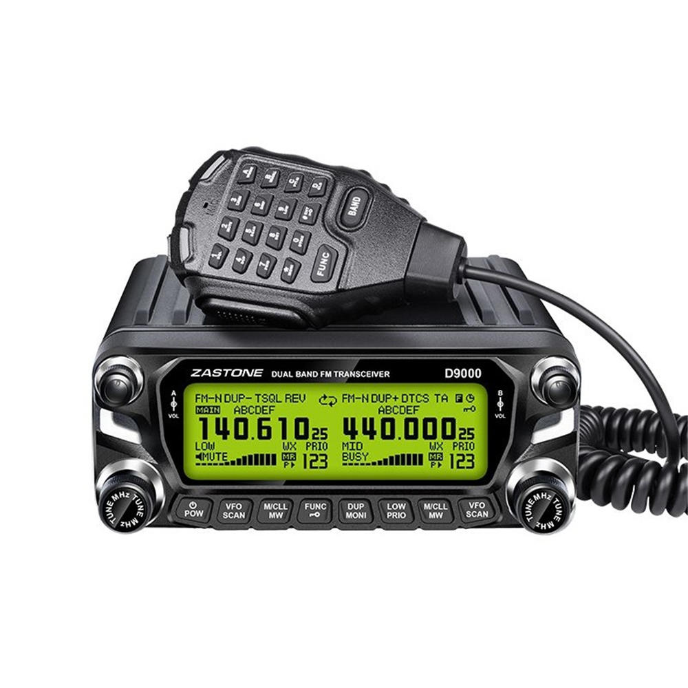 Image of Zastone D9000 Radio Transceiver 512 Channels Ham 50W 136-174MHz 400-520MHz Car Walkie Talkie Mobile