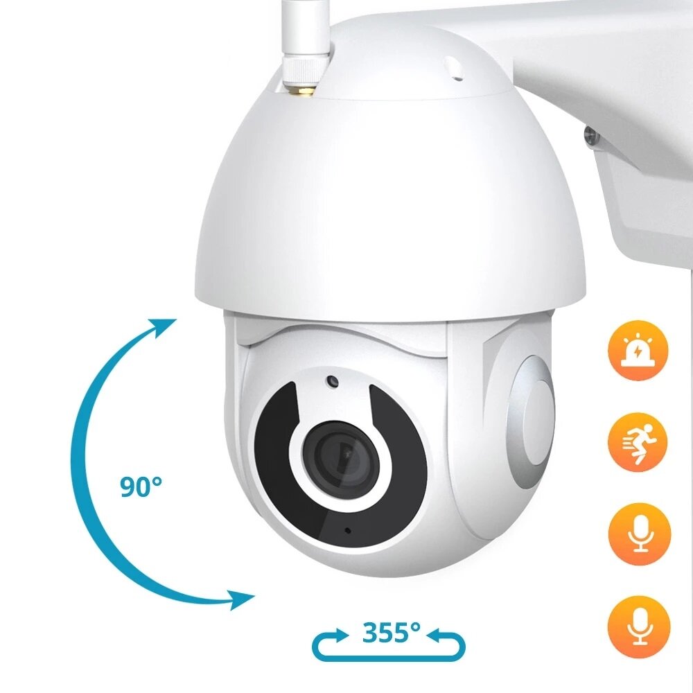 Image of Zemismart Tuya WIFI 1080P IP Camera Smart Monitored Camera Human Detection Home Security Two Way Audio Baby Monitor
