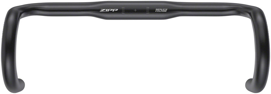 Image of Zipp Service Course 70 Ergo Drop Handlebar - Aluminum 318mm 42cm Bead Blast Black B2