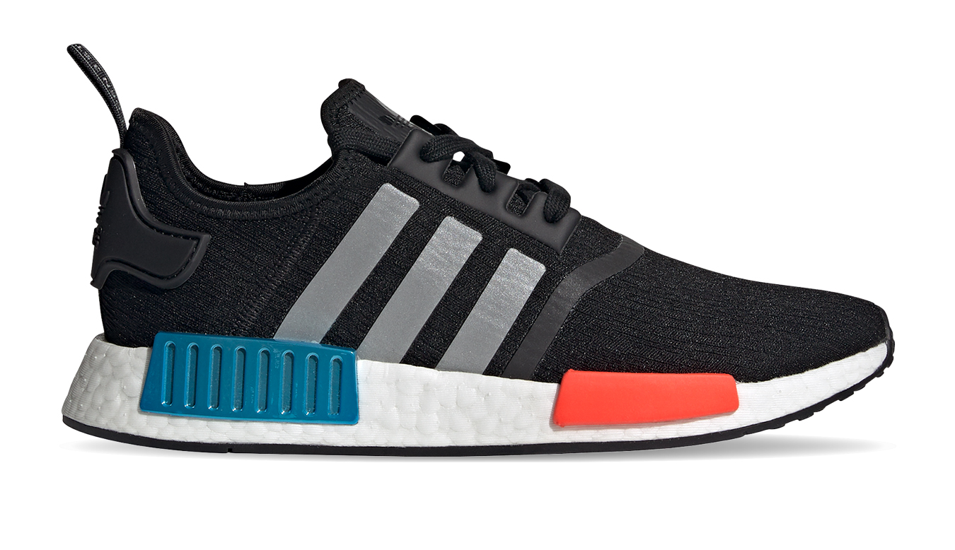 Image of adidas NmdR1 Core Black/Silver Met/Solar Red SK
