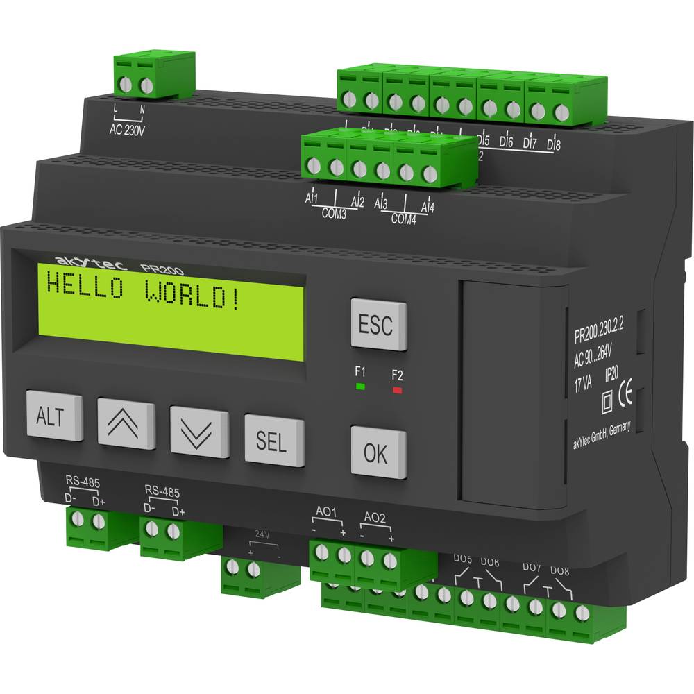 Image of akYtec PR200-23022 37C057 PLC controller 230 V AC