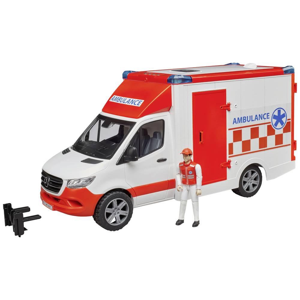 Image of bruder MB Sprinter Ambulance with driver